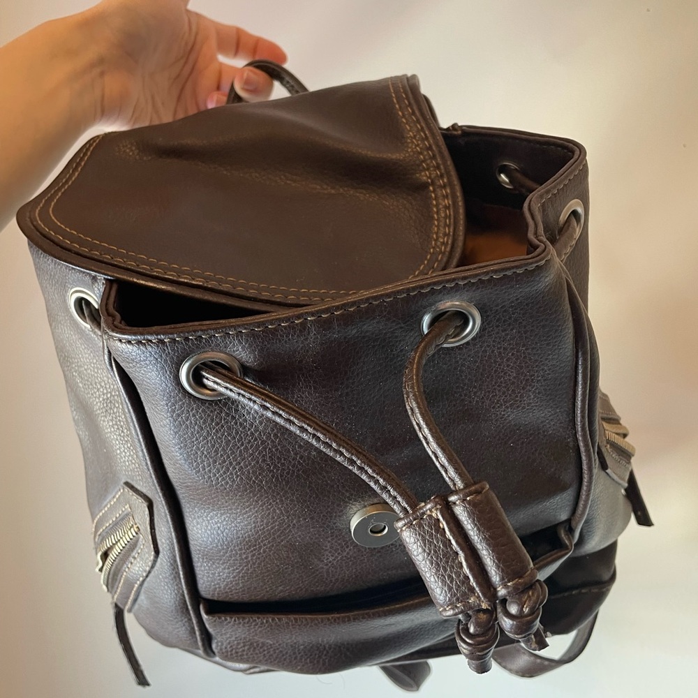 Nine West Stylish Brown Women’s Backpack